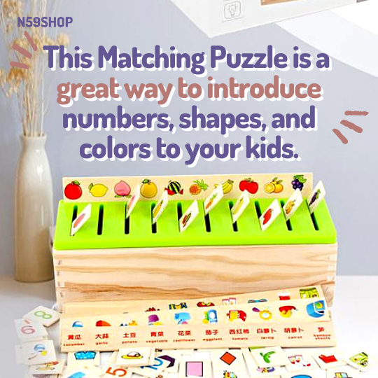 Baby Montessori Toy Math Wooden Toy Learning Box Numbers