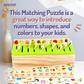 Cognitive Matching Math Puzzle With Wooden Box-Educational Toys for Kids