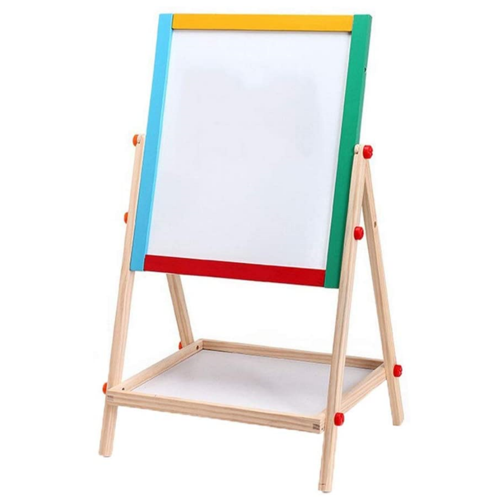 Double-sided Adjustable Standing Drawing Painting Kids Wooden Easel –  Number59 Shop