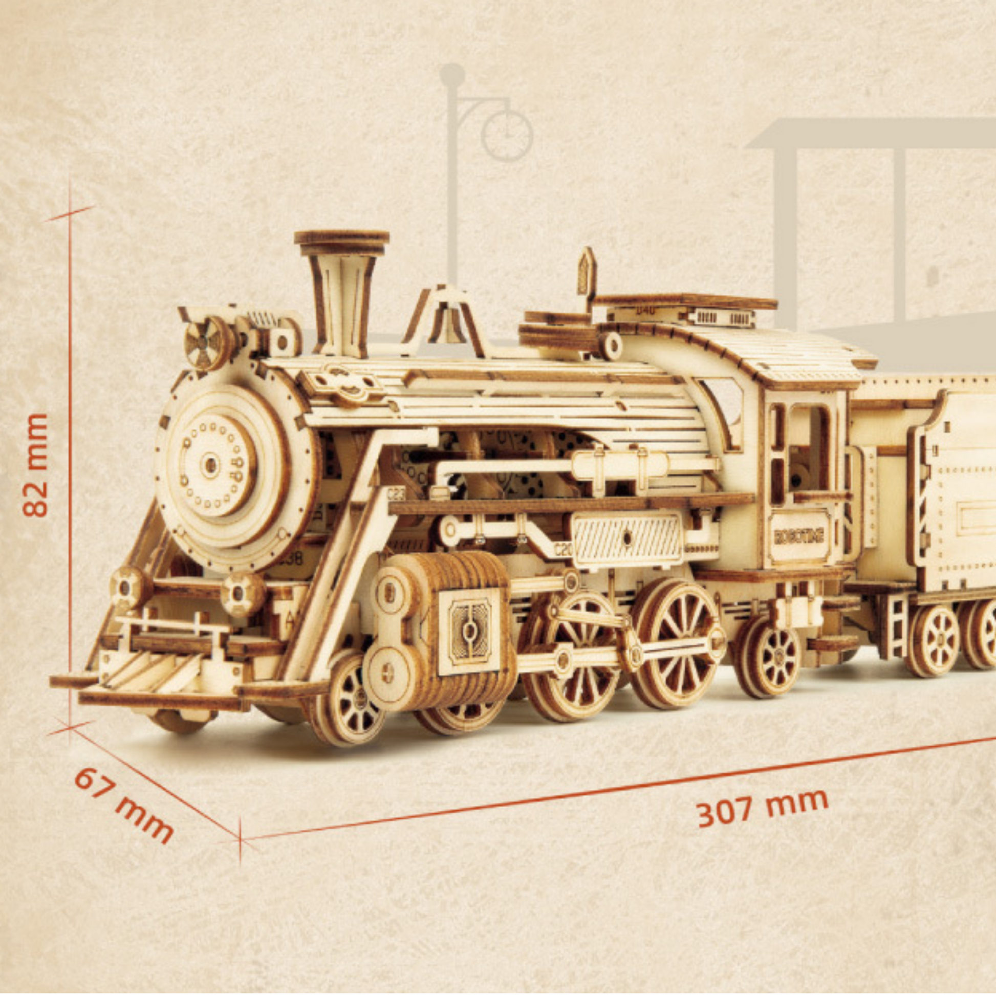 Robotime Rokr Puzzle 3D en bois jouets Montessori Train à vapeur,Jeep de  l'armée,camion lourd Kits de - MC401 Grand Prix Car - Cdiscount Jeux -  Jouets