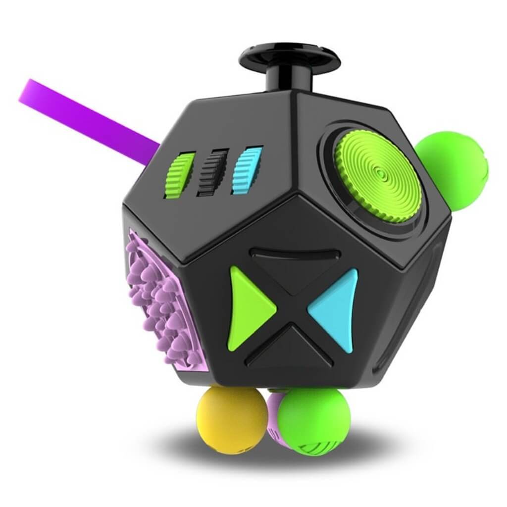 12 Sided Dodecagon Fidget Toys Focus Anti-Stress Anti-Anxiety- Educational Toys for Kids