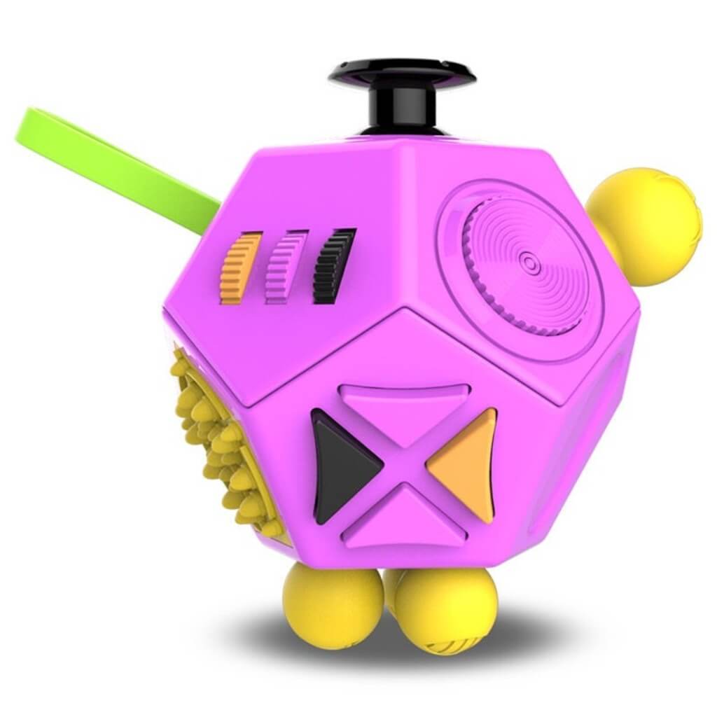 12 Sided Dodecagon Fidget Toys Focus Anti-Stress Anti-Anxiety- Educational Toys for Kids