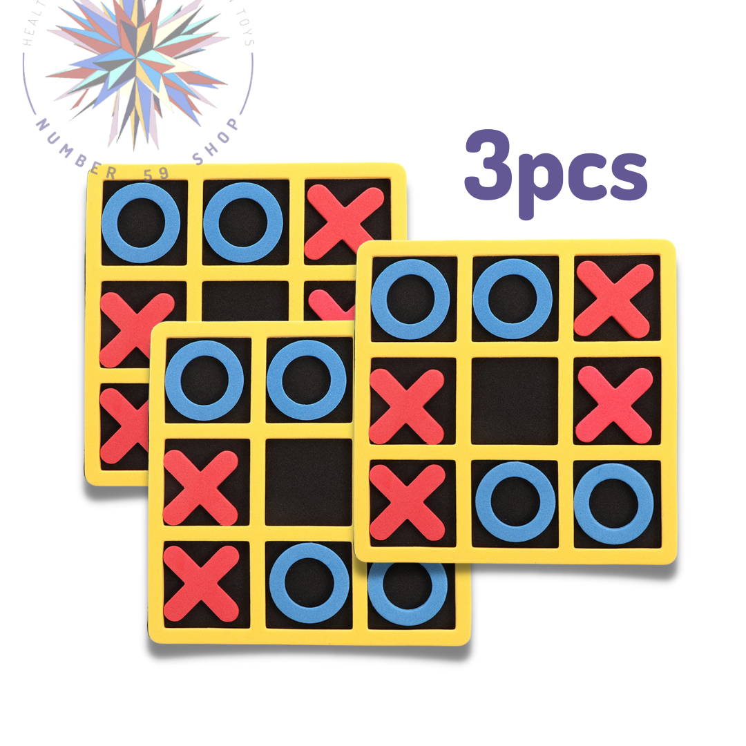Tic Tac Toe Puzzle Board Game - Educational Toys for Kids
