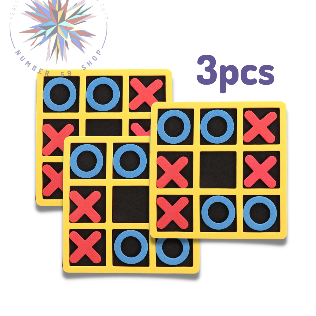 Tic Tac Toe Puzzle Board Game - Educational Toys for Kids – Number59 Shop